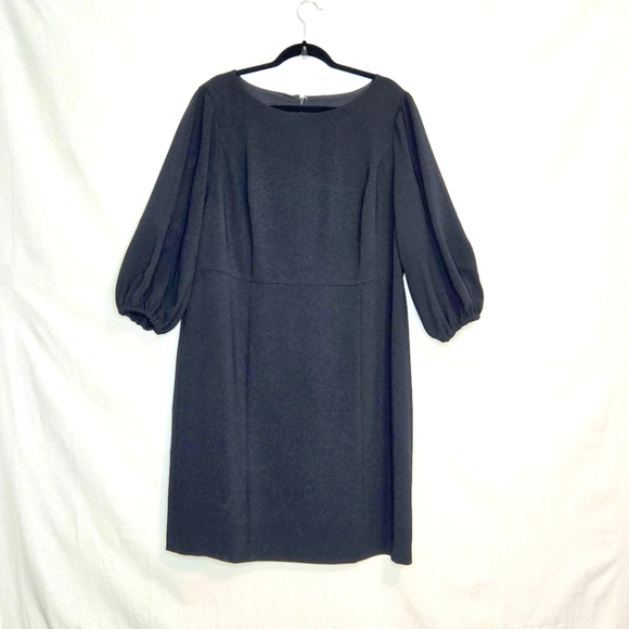 Talbots Black Dress. 16W - Picture 2 of 15